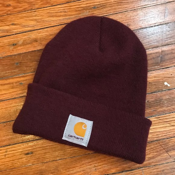 Carhartt Accessories - Carhartt deep red wine beanie